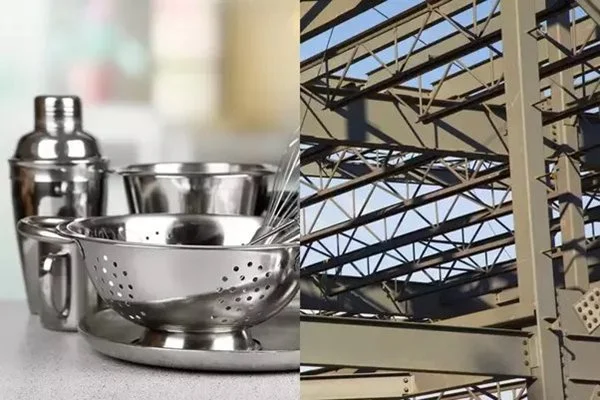 Produits en acier au carbone dans la construction et les ustensiles de cuisine Produits en acier au carbone dans la construction et les ustensiles de cuisine