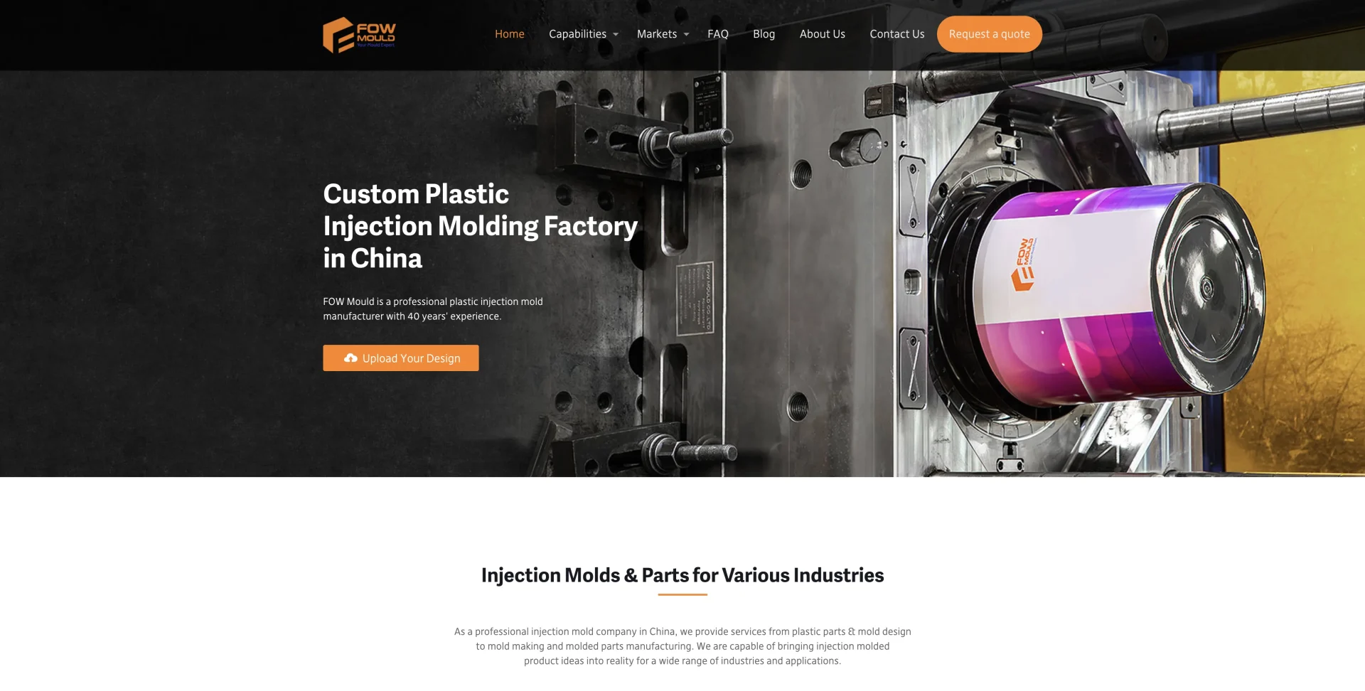 situs web FOW Molds
