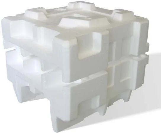Foam block illustrating PS properties for insulation Foam block illustrating PS properties for insulation