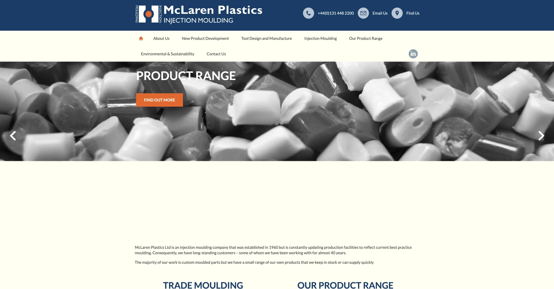 McLaren Plastics website