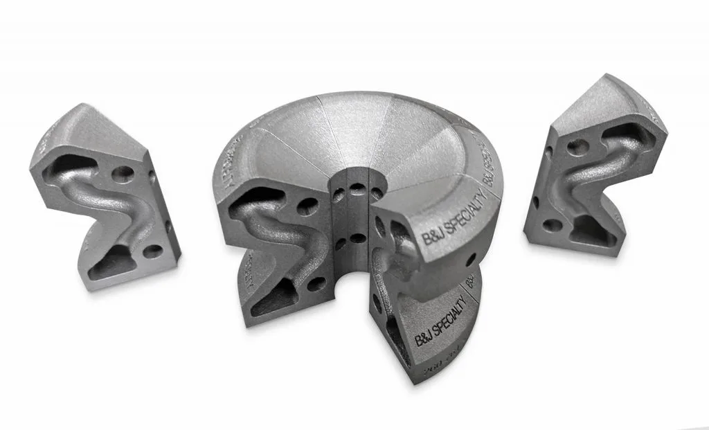 Metal component manufactured with additive techniques Metal component manufactured with additive techniques