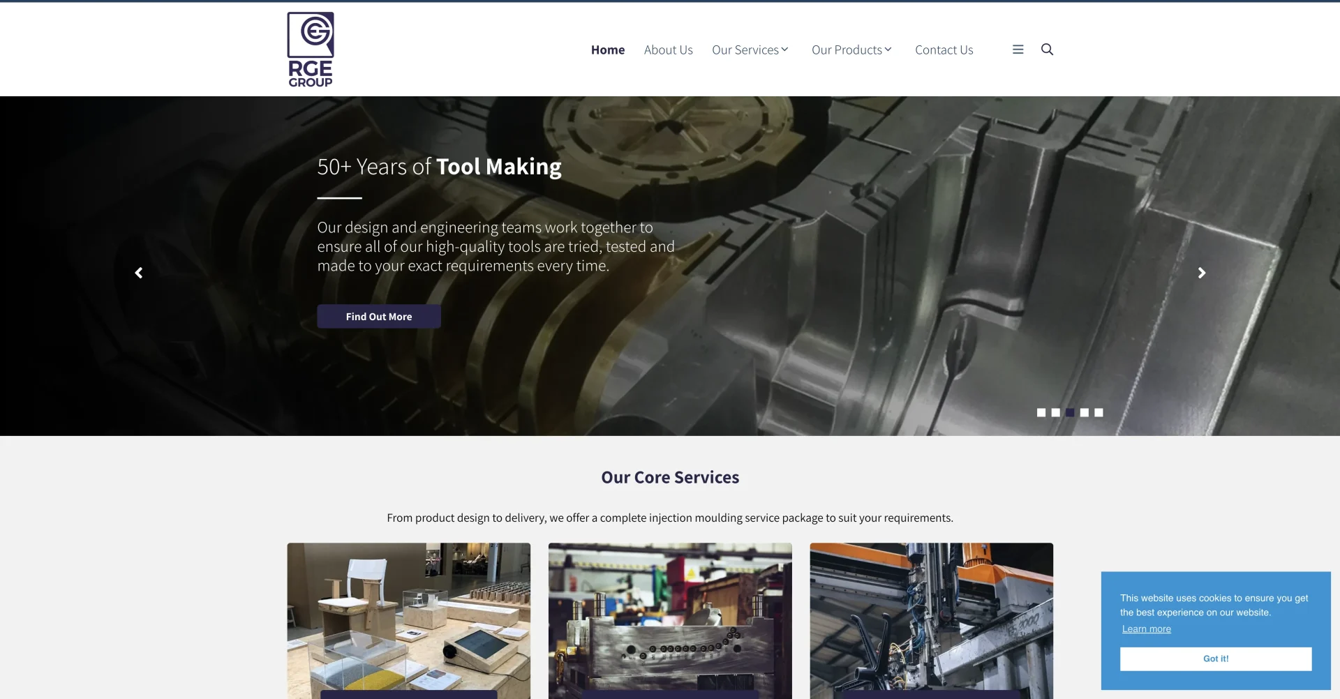 RGE Group website